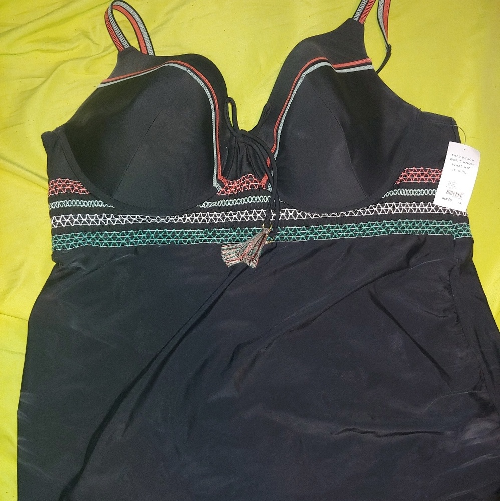 NWT 46C Cacique (Lane Bryant) Tankini Top